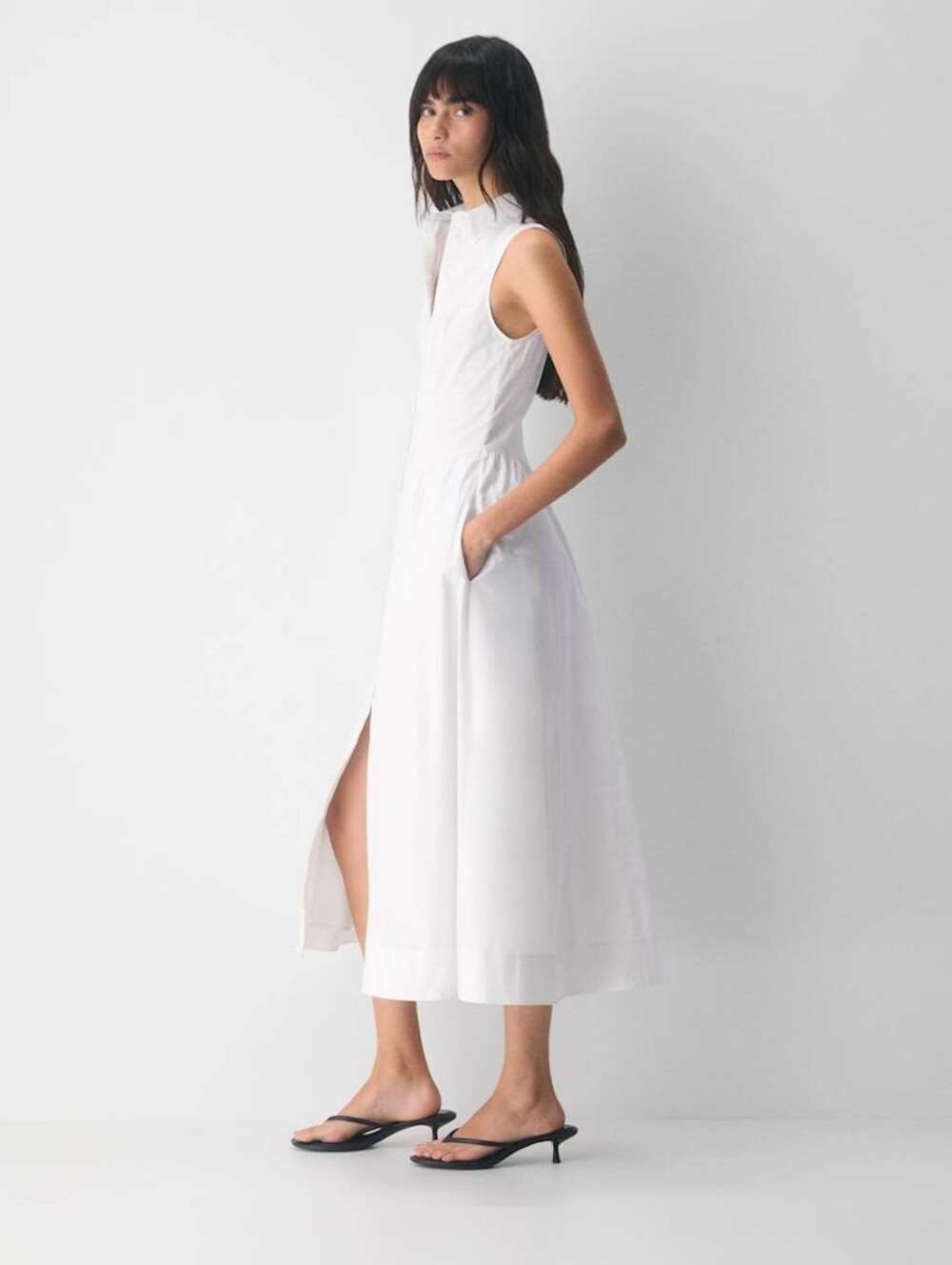 Aritzia Dress in White Size 10 - Picture 3 of 6